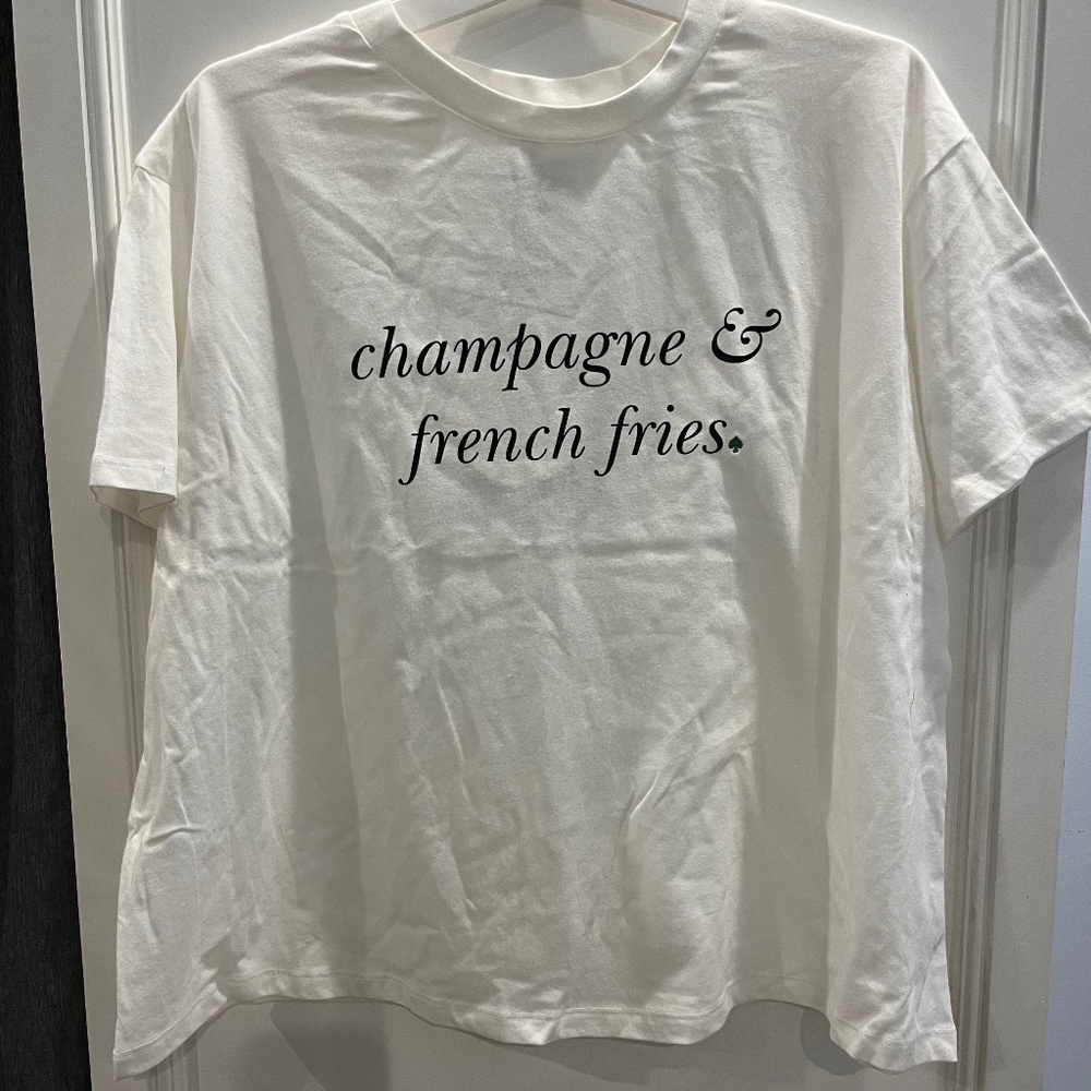 kate spade new york x Target - Champagne & French Fries T-Shirt XXL